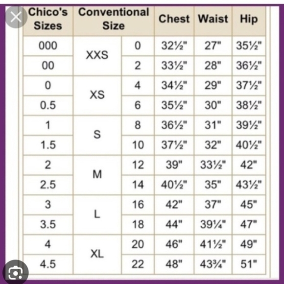 Chicos Top sz 1 (8) - Picture 6 of 6